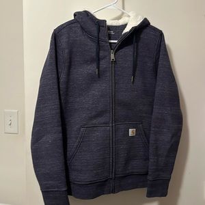 Womens Sherpa lined carhartt sweatshirt!